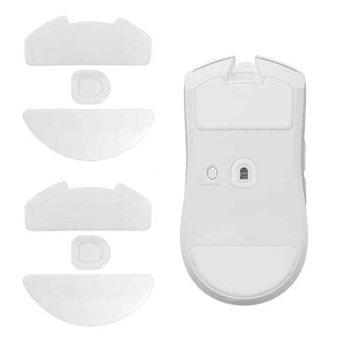 TNJPSEK 2 Pack V4 Pro Replacement Skates Compatible with Razer DeathAdder, E-Sports Wireless Gaming Mouse Feet Sliding Stickers, Glide Stickers for Smooth Control and Precision on Any Gaming Surface