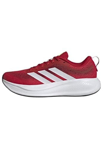 adidas Men's Response Pace Running, Better Scarlet/Lucid Lemon/Maroon, 5.5