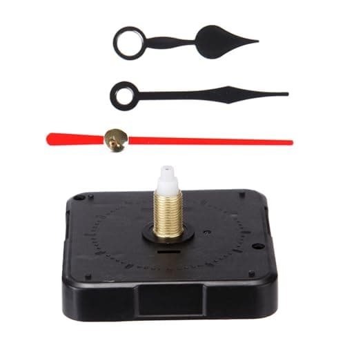 Wall Clock Movement Mechanism High Torque Long Shaft Clock Replacement Battery Powered Wall Mechanism Hands Quartzs Repair Parts Motor Replacement with Total Shaft Length 18.5mm/0.73in