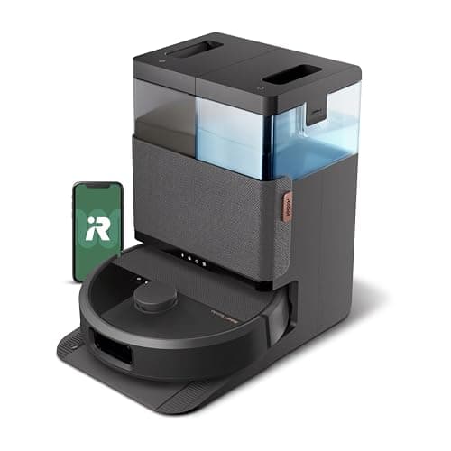 iRobot Roomba 505X Robot Vacuum & Mop Combo, 70x More Suction, Multifunction Dock, 75 Day Self-Emptying, Self-Cleaning & Hot Dry, Lifting Spinning Mop Pads, AI Obstacle Avoidance, Ideal for Pet Hair