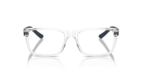 Armani Exchange A|X AX3016 Prescription Eyewear Frames, Shiny Crystal/Demo Lens, 53 mm
