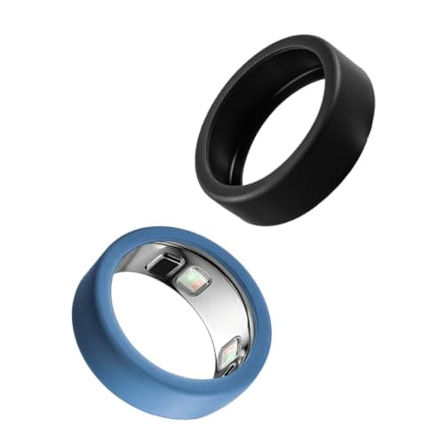 TERPINK 2 Packs Silicone Covers Compatible with Oura Ring 5
