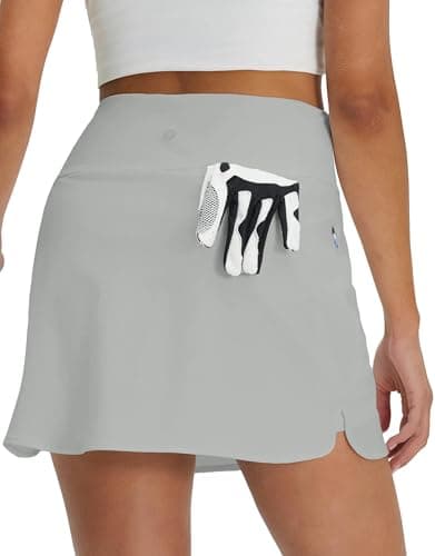 M MAELREG Tennis Skirts for Women Stretchy Mini Lined Shorts Dressy Casual Skort High Waisted Tummy Control Golf Skirts