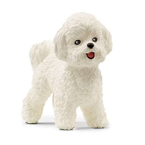Schleich Farm World - Bichon Frise Toy Figurine - Kids Ages 3+ | 13963