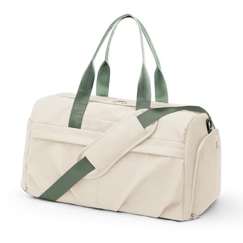 Gym Bag for Women with Shoe Compartment, Sport Travel Duffel Bag for Men
