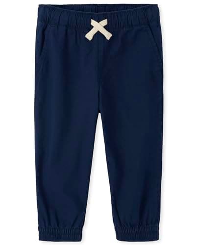 The Children's Place,Baby Boys,and Toddler Stretch Pull on Jogger Pants,Tidal,12 Months,18 Months