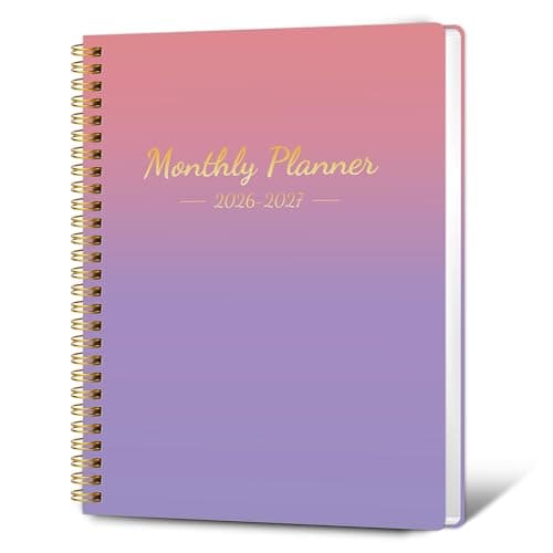 Monthly Planner 2026-2027, 2026 Calendar 24 Months Planner, 7.4"x9.4", JAN 2026 - DEC 2027, Personal Organizer with Monthly Goals, To-Do List, Habit Tracker, 24 Monthes for School Office Home Planning