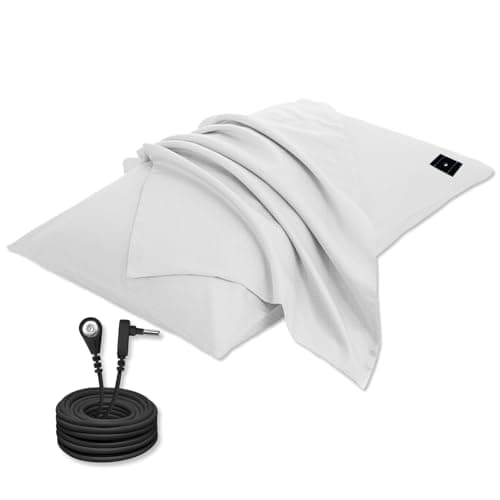 Grounding Pillowcase King 10% Silver for Better Sleep