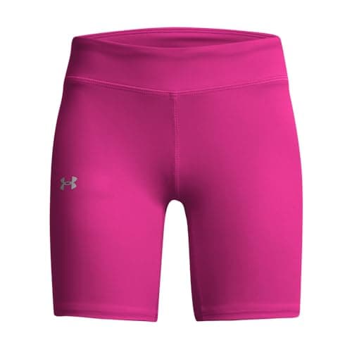 Under Armour Girls Motion Bike Shorts, (653) Rebel Pink / / Pink, X-Large