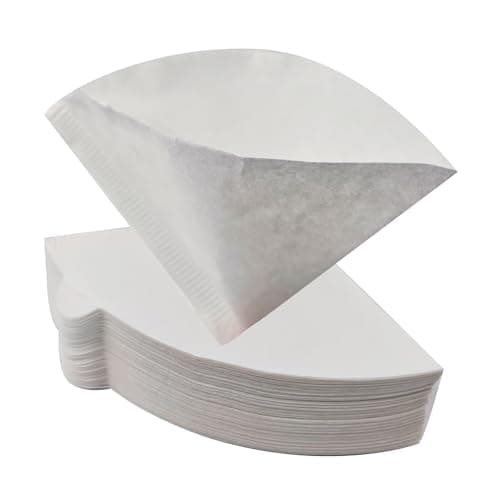pson 100Pcs Coffee Filters #1, Disposable Coffee Filter Paper for 1-2 Cups, Compatible with Drip Coffee Maker and Pour Over(White)