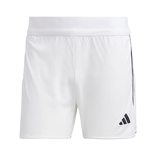 adidas womens Tiro 23 Shorts, White/Black, X-Small US