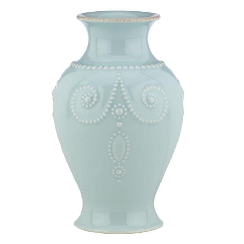 Lenox French Perle Fluted Vase 8" (Bluebell)