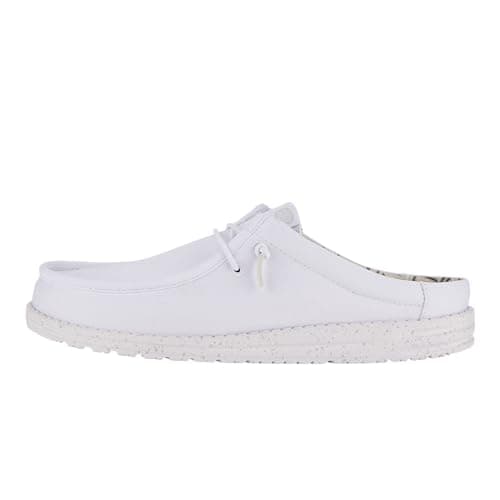 HEYDUDE Wally Slip Stretch Canvas - White/White