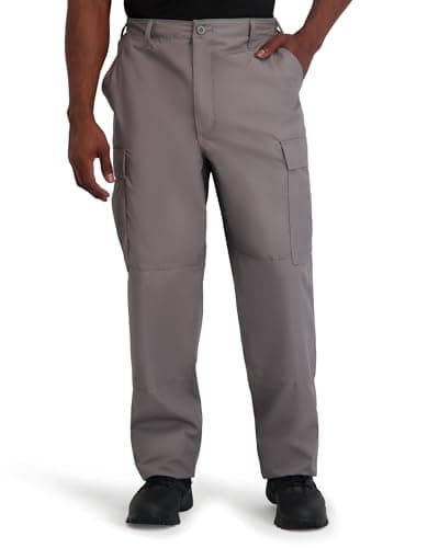Propper Men's Zipper Fly BDU Uniform Pant, Grey, XS/Reg