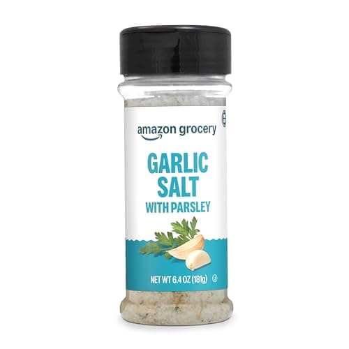 Amazon Grocery, Garlic Salt with Parsley, 6.4 Oz