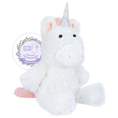 SuzziPals Warmbale Unicorn Stuffed Animal Heating Pad for Period Cramps