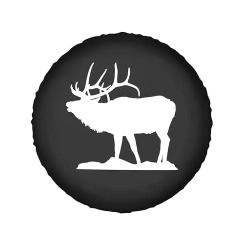 Elk Tire Covers Spare Tire Cover for Truck Jeep Rv 16"