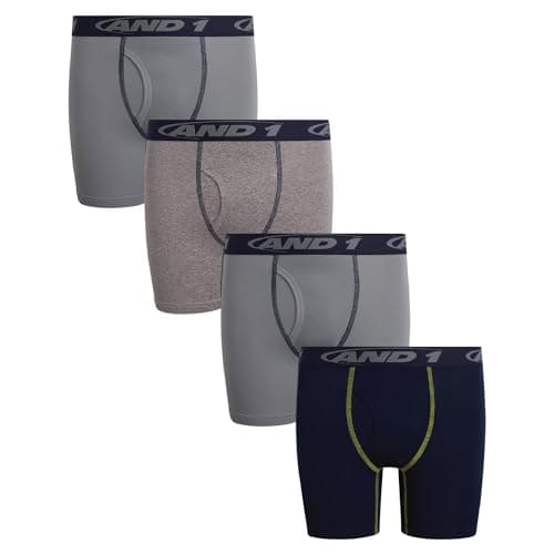 AND1 Boys Boxer Briefs - 4/8 Pack Tag-FreeAND1 Boys Boxer Briefs - 4/8 Pack