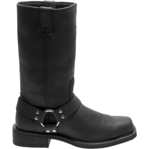 Harley-Davidson Men's Bowden Motorcycle Boot, Black, 8.5