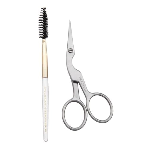Tweezerman Eyebrow Shaping Scissors & Brush Stainless Steel