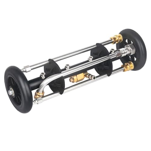 DUSICHIN Undercarriage Cleaner Water Broom Pressure Washer Attachment, 16 Inches Undercarriage Washer, Pressure Washer Underbody Cleaner 4 Extension Wands 4 nozzles DUS3202