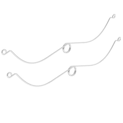 WKZO 7.6" Long Grille Spring Clips for FG701S Bathroom Exhaust Fan Cover，Universal Bathroom Grille Spring Clip for Ceiling or Wall-Mount, Large