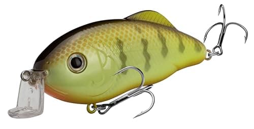 Strike King Hybrid Hunter Jr Fishing Lure, Chartreuse Perch
