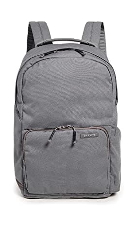 BREVITE Men's The Backpack, Charcoal Grey, One Size