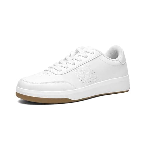 Bruno Marc Men's Casual Arch Support Fashion Sneaker Comfortable Dress Shoes,Size 8.5,White,SBFS2322M