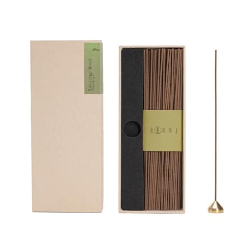 SATORY Incense Gift- Natural Aromatherapy (~60 Sticks+Incense Holder) for Energy Balance, Chakra Cleansing, Feng Shui Harmony, Yoga/Meditation Ritual, Non-toxic Home Fragrance, Zen Decor, Element-Wood