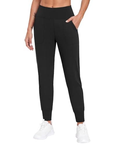 Sweatpants Women with Pockets - High Waisted Soft Stretch Tapered Joggers