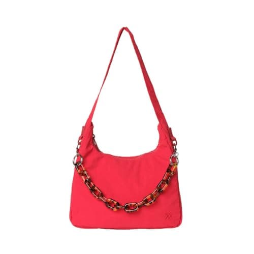 Thread Penny Bag – Compact purses for women – Small Purse with Pockets, Small Handbag, Travel Purse (Red)