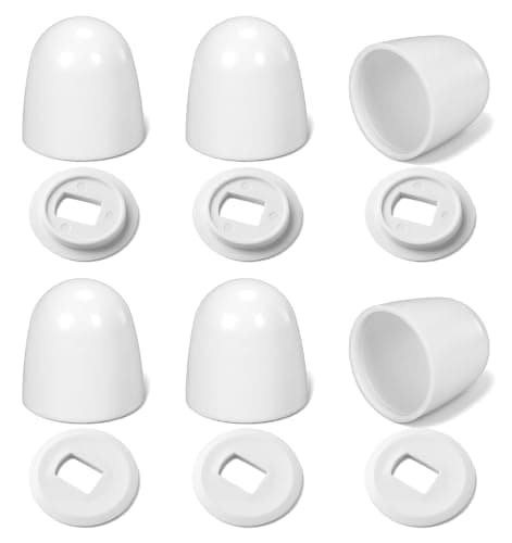 6 Pcs Toilet Bowl Caps, Toilet Caps for Bottom of Toilet