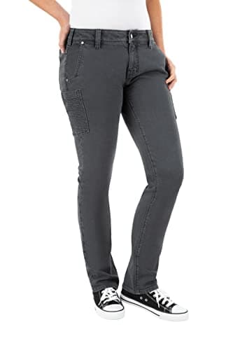 Vertx Kesher Women’s Stretch OPS Tactical Pants with Pockets, Straight-Fit, for Work, Outdoor, Hiking, Denim, Spine Grey - 28W x 30L
