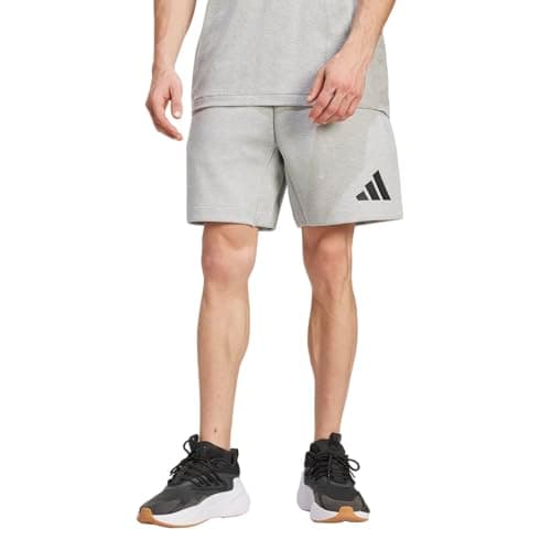 Adidas Men's Z.N.E. Shorts, Medium Grey Heather, Small