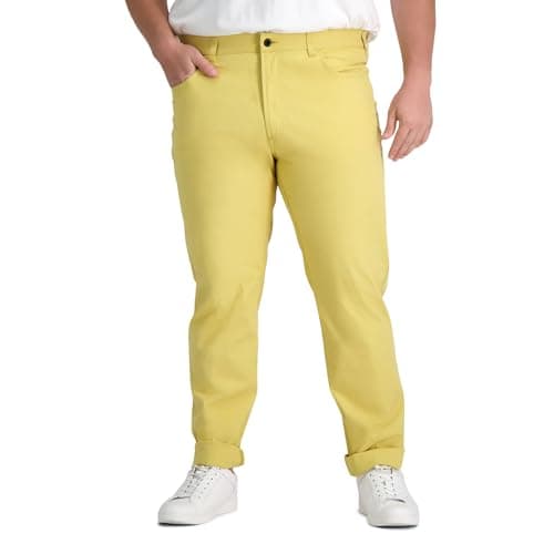 Kenneth Cole Reaction Flex Waist Slim Fit 5-Pocket Casual Pant-Regular and Big and Tall