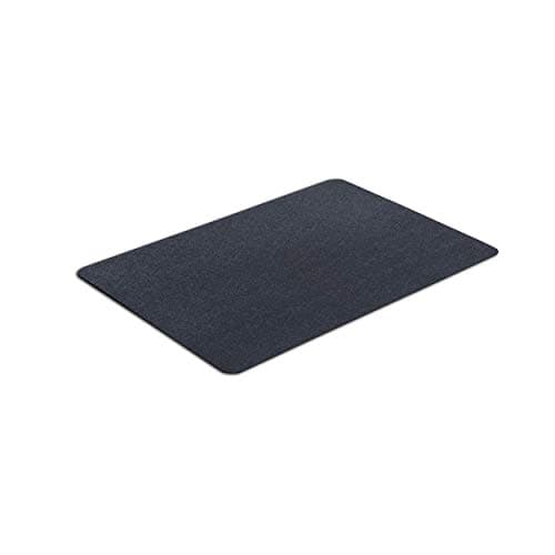 VersaTex Multi-Purpose Recycled Rubber Floor Mat for Indoor or Outdoor Use, Utility Mat for Entryway, Tool Bench, Garage, Under-Sink, Patio, and Door ; 24" x 36", Black