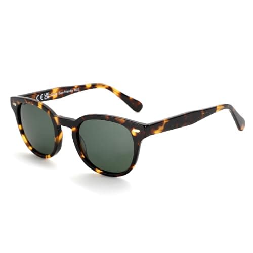 ZENOTTIC Women Sunglasses Polarized Trendy: Retro Round Sun Glasses UV Protection - Classic Designer Shades Unisex