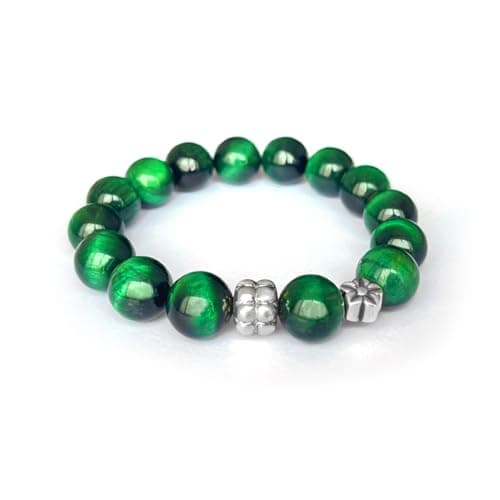 Ruishupin Natural obsidian bracelet,Tigers eye black obsidian 8/10/12/13mm