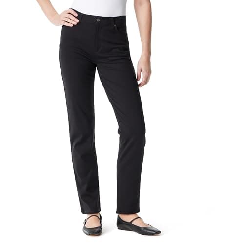 Gloria Vanderbilt Women's Amanda Ponte High Rise Knit Pant Standard