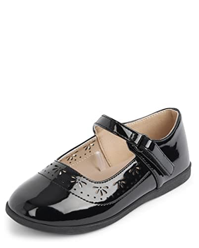Gymboree Girls and Toddler Girls Dressy Ballet Flat,Black,13 Years