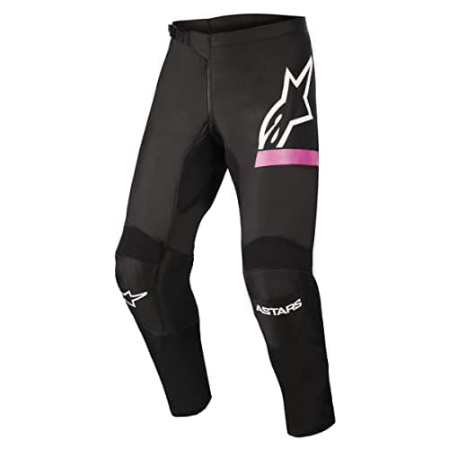 Alpinestars Women Stella Fluid Chaser Pant, 30, Black/Pink Fluo