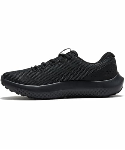 Under Armour Women's Charged Surge 4, (002) Black/Black/Black, 6.5, US