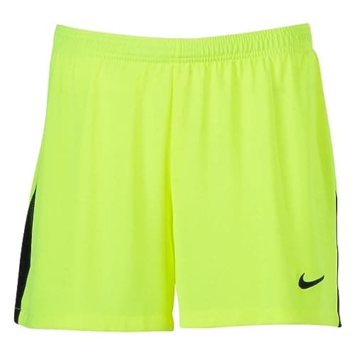 Nike Womens DRI-FIT Classic II Short (Large, Volt)