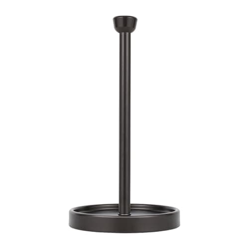 Ivilon Countertop Paper Towel Holder - Modern Tapered End Cap Design - Color Oil Rubbed Bronze