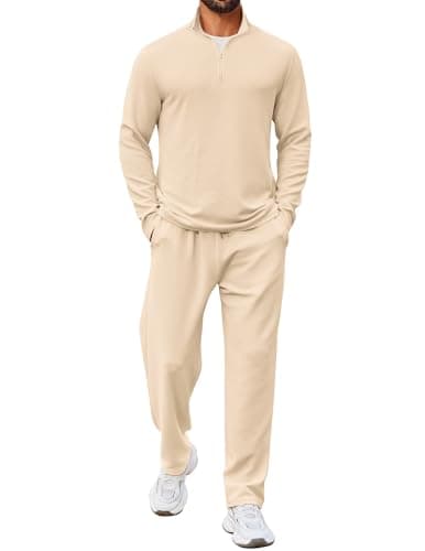 COOFANDY Men's Tracksuits 2 Piece Casual Athletic Sweatsuit Running Outfits