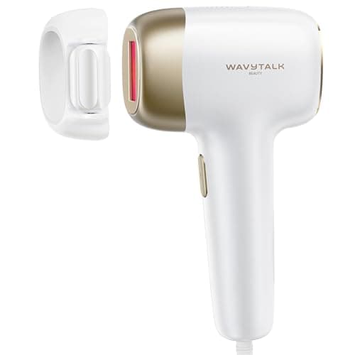Wavytalk IPL Laser Hair Removal,Bare It with Precision Roller for Full Body (White)