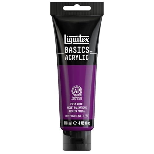 Liquitex BASICS Acrylic Paint, 118ml (4-oz) Tube, Prism Violet