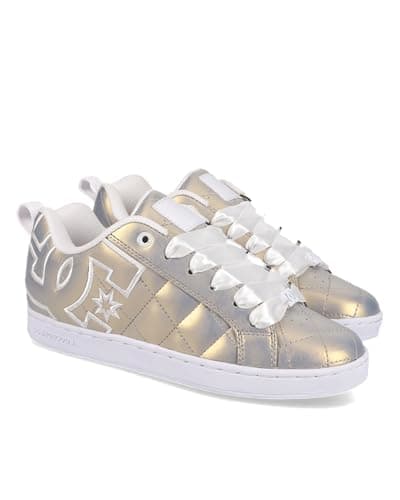 DC SHOES Women's Court Graffik Skate Shoe Light Gold - DC01666710-LTGOLD