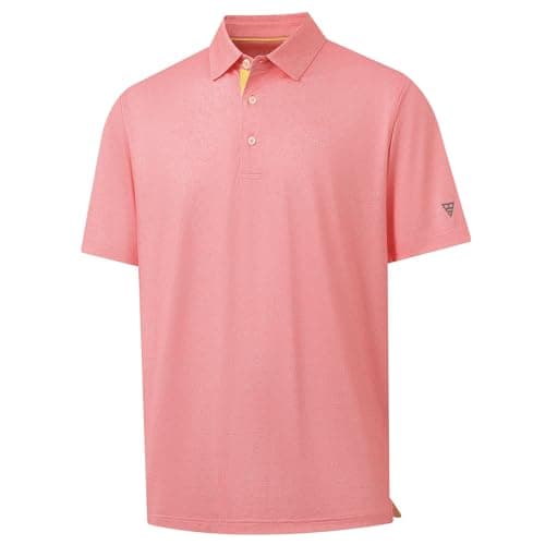 M MAELREG Boys Polo Shirt Short Sleeve Dry Fit Performance Printed Collared Youth Golf Shirts for Boys Size 18